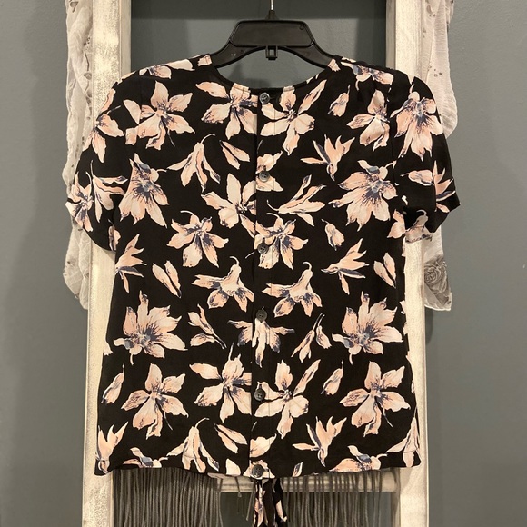 Madewell silk orchid shirt - Picture 7 of 8